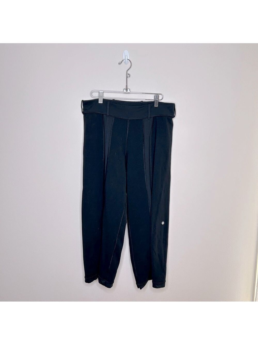 Lululemon Belt it Out Crop Wide Leg Pants Black Medium